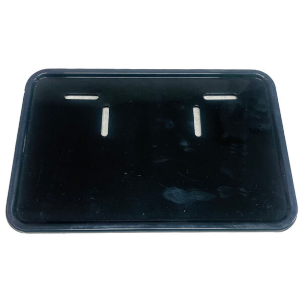قاب پلاک موتور سیکلت وارون مدل فلزی کد W-118-BLK - Image 1