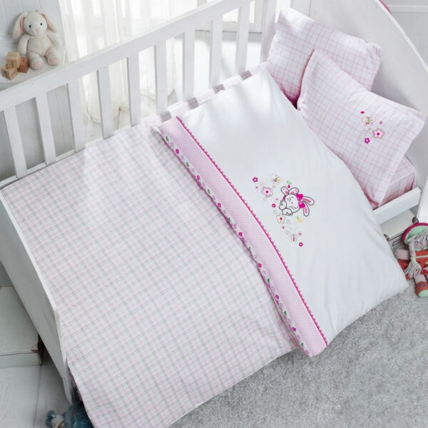 سرویس ملحفه 4 تکه نوزاد لومانا مدل bunny - Image 1