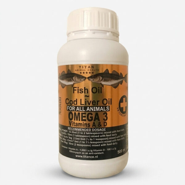 روغن کبد ماهی تایتان مدل cod liver وزن 500 گرم - Image 1