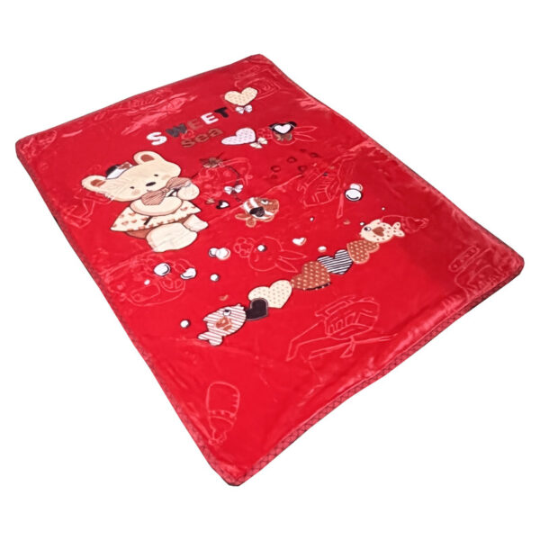 پتو کودک مدل خرس ماهیگیر سایز 120x100 سانتی متر - Image 1