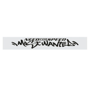 برچسب شیشه خودرو طرح ویندشیلد مدل آفتابگیر-MOST WANTED