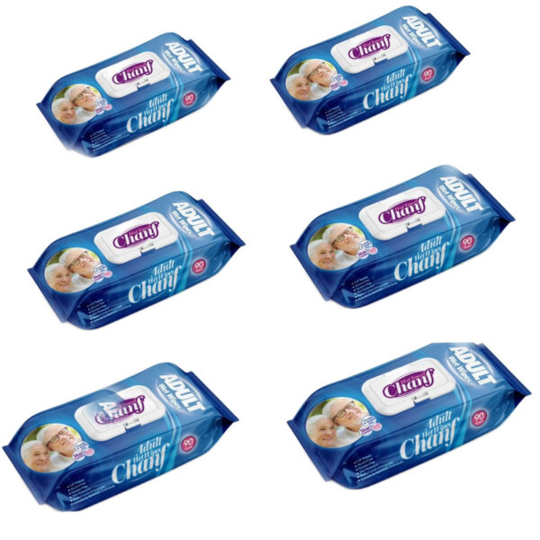دستمال مرطوب چانف مدل 90 مجموعه 6 عددی - Image 1
