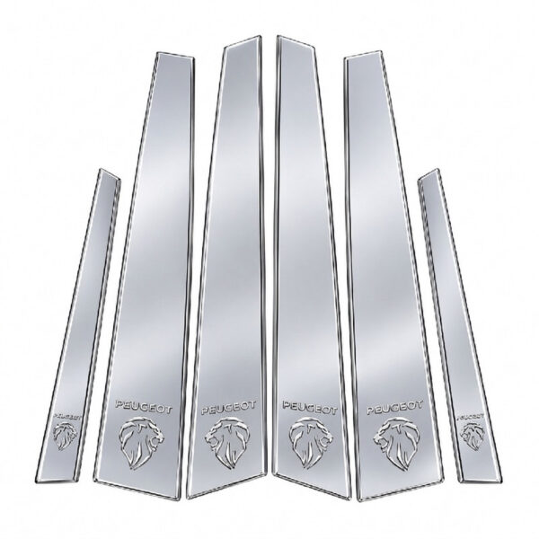 قاب ستون خودرو مدل اسپرت کدsteel12098 مناسب برای پژو پارس و 405 بسته 6عددی - Image 1