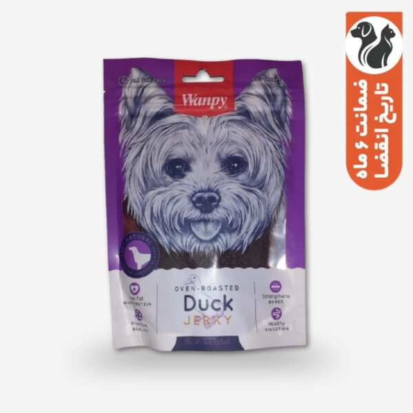 تشویقی سگ ونپی مدل Duck Jerky با طعم اردک وزن 100 گرم - Image 1