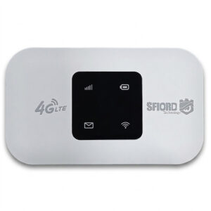 مودم جیبی 4G LTE اسفیورد مدل M720 با باتری 3000 میلی‌آمپر ساعت، پشتیبانی از 4.5G، اتصال همزمان تا 10 کاربر، سرعت دانلود 150 مگابیت بر ثانیه، وای‌فای 802.11b/g/n و قابلیت اتصال USB