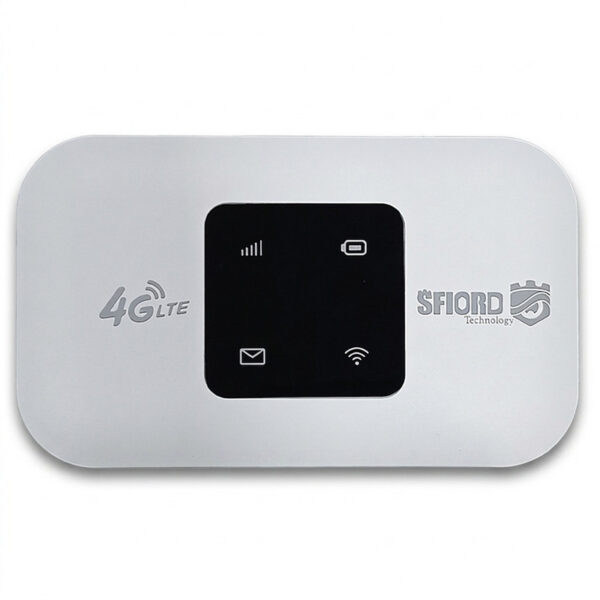مودم جیبی 4G LTE اسفیورد مدل M720 با باتری 3000 میلی‌آمپر ساعت، پشتیبانی از 4.5G، اتصال همزمان تا 10 کاربر، سرعت دانلود 150 مگابیت بر ثانیه، وای‌فای 802.11b/g/n و قابلیت اتصال USB - Image 1