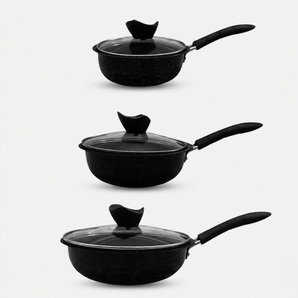 سرویس تابه گرانیتی 6 پارچه گارنت مدل B-6 - Image 1