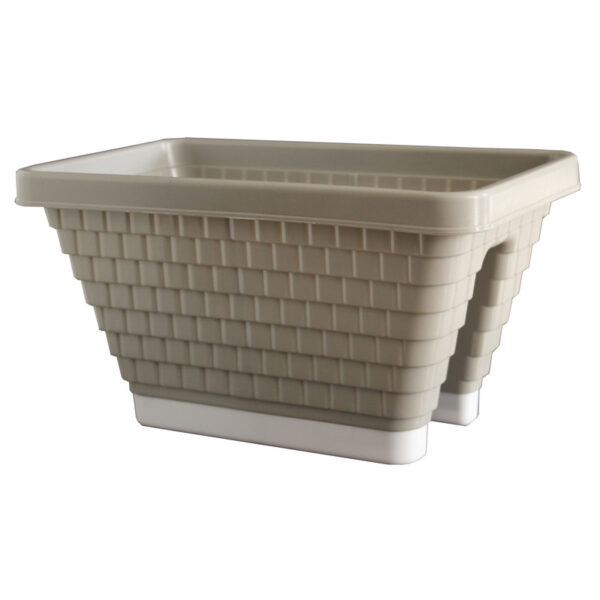 گلدان مدل نرده ای پلاستیکی طرح آجری 1 - Image 1