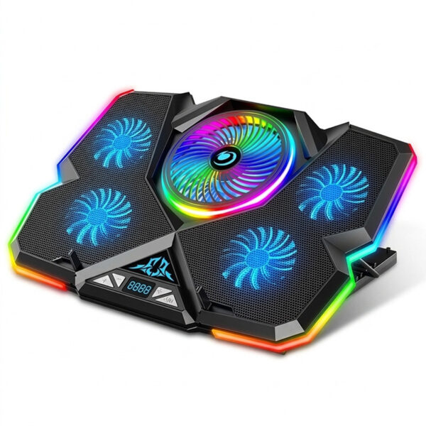 پایه خنک کننده لپ تاپ کول کلد مدل K44-RGB - Image 1