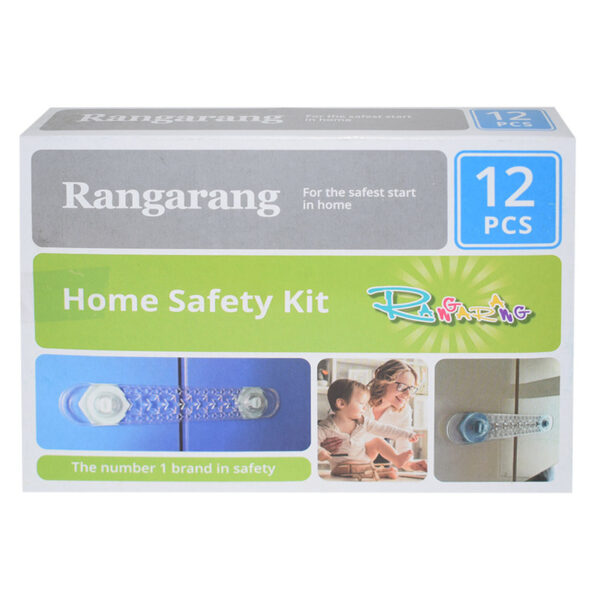 قفل کابینت رنگارنگ مدل 245 بسته 12عددی - Image 1