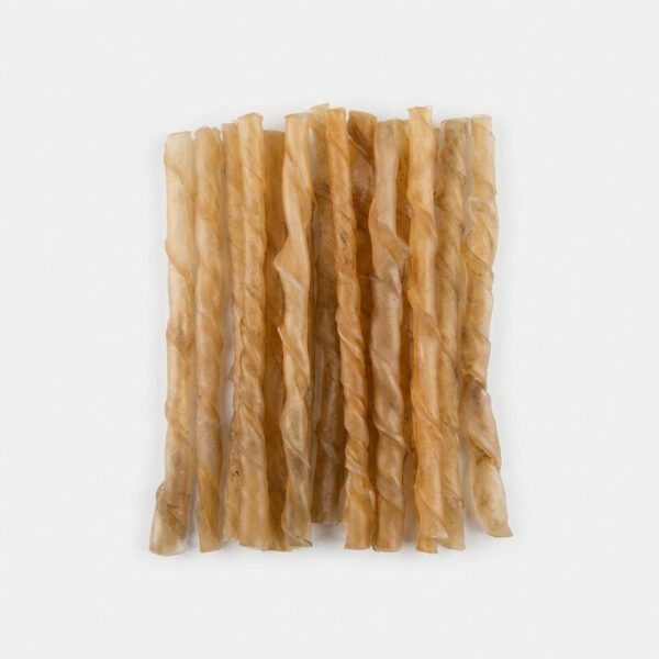 تشویقی مدادی سگ ژلاتینی مدل Freshy Natural Dental Twists بسته 20 عددی - Image 1