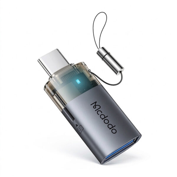 مبدل USB-A / Micro SD به USB-C مک دودو مدل OT-7600 - Image 1