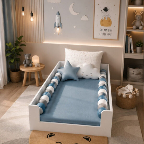 تختخواب کودک مدل K22 سایز 130 × 70 سانتی متر - Image 1