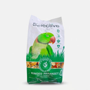 غذای طوطی راهب و گرینچیک سلکتیو مدل RINGED PARAKEET وزن 1 کیلوگرم