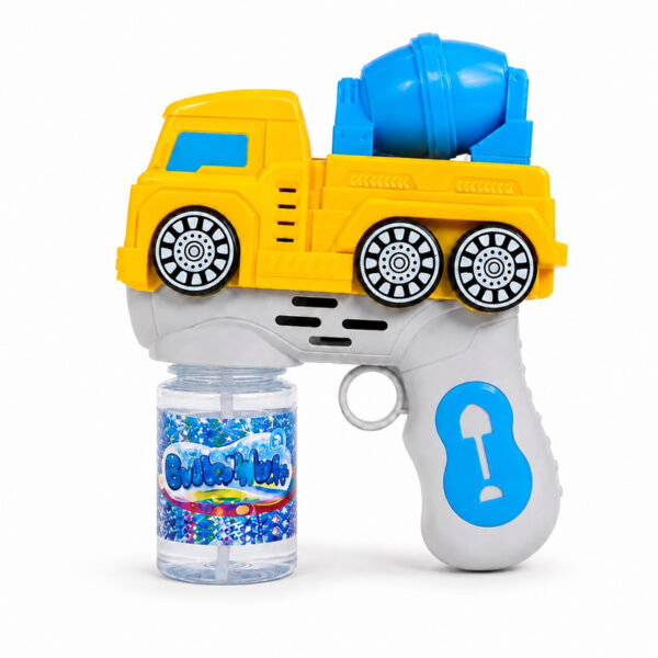 حباب ساز مدل تفنگی چراغدار طرح کامیون میکسر کد BUBBLE GUN TRUCK TRB - Image 1
