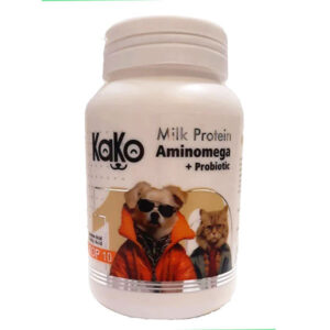 پودر پروبیوتیک سگ و گربه کاکو مدل Aminomega وزن 200 گرم