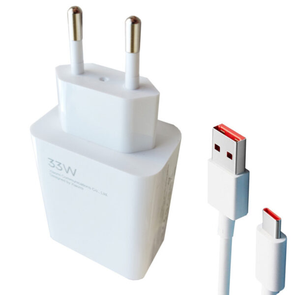 شارژر دیواری شیائومی مدل 33W به همراه کابل تبدیل USB-C - Image 1