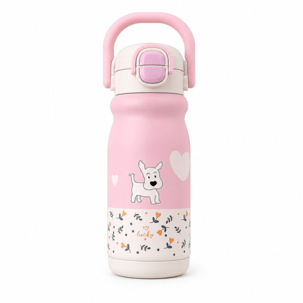 قمقمه کودک مدل دوحالته Puppy Heart گنجایش 0.5 لیتر - Image 1