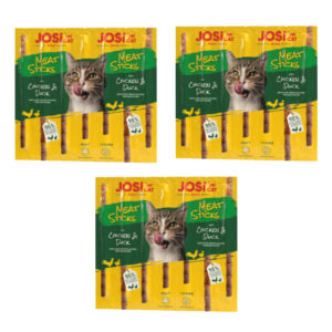 تشویقی گربه جوسرا مدل Meat Sticks Pack با طعم مرغ و اردک بسته 3 عددی