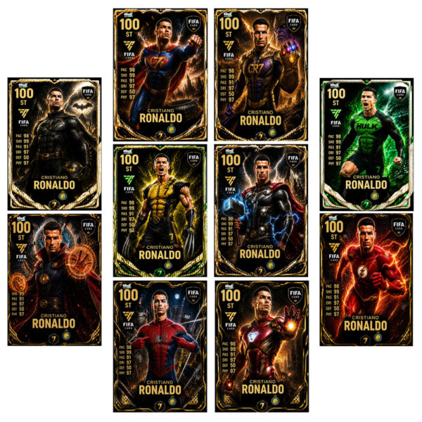 اسباب بازی شانسی کیمدی طرح رونالدو مدل اسپایدرمن مجموعه 10 عددی - Image 1