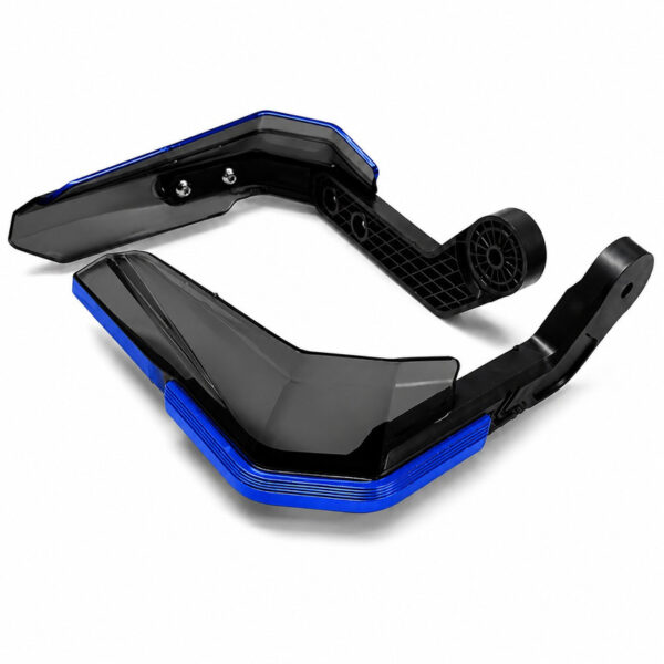 هندگارد دسته فرمان موتور سیکلت وارون طرح L مدل شیشه ای کد BLU بسته 2 عددی - Image 1