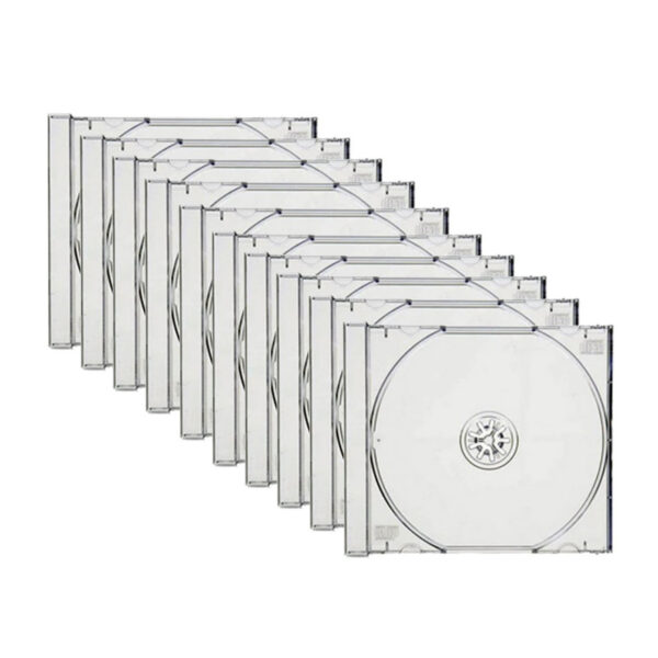 قاب سی دی و دی وی دی تکی مدل g98010 بسته 10 عددی - Image 1