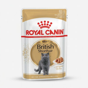 پوچ گربه رویال کنین مدل British Shorthair وزن 85 گرم