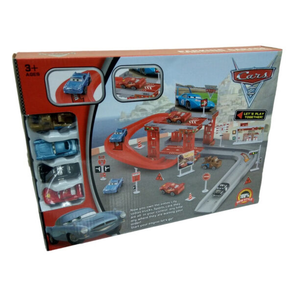 کیت ماشین بازی مدل پارکینگ مکویین کد CY180-1 - Image 1