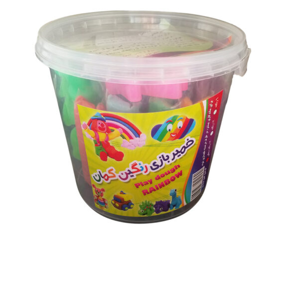 خمیربازی رنگین کمان مدل اورگانیک بسته 12 عددی - Image 1