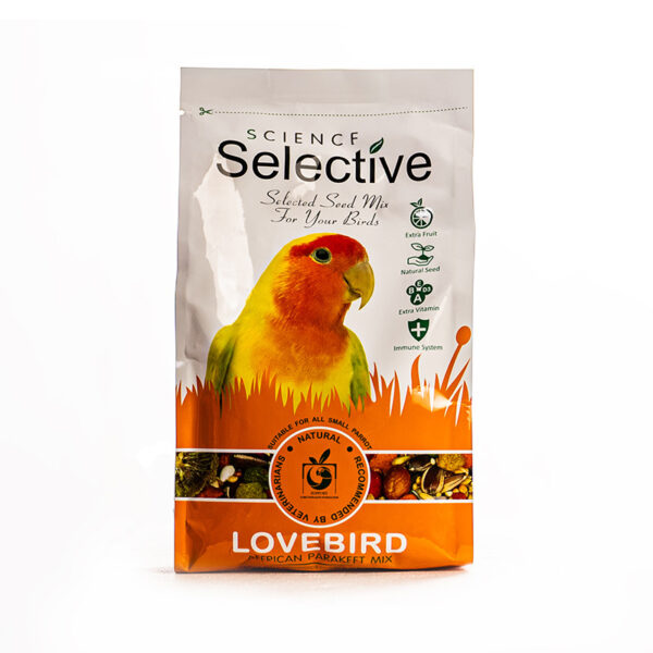 غذای طوطی برزیلی سلکتیو مدل LOVE BIRD وزن 1 کیلوگرم - Image 1