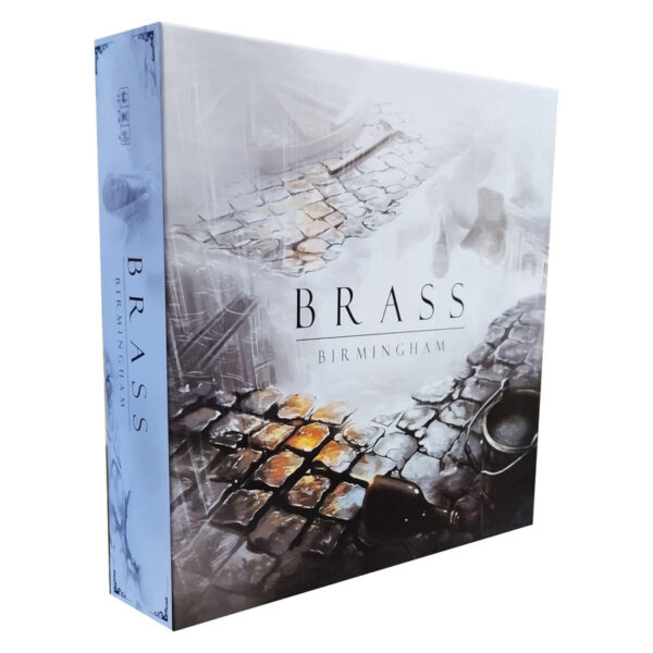 بازی فکری استراتژی اقتصادی برس بیرمنگام مدل BRASS BIRMINGHAM با امکان بازی 2 تا 4 نفر، مناسب بزرگسال و نوجوان، شامل کارت‌ها و قطعات چوبی، تاکتیک جمع‌آوری امتیاز و مدت زمان بازی بیش از یک ساعت - Image 1