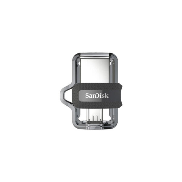 فلش مموری 64 گیگابایت سن دیسک مدل Ultra Dual Drive m3.0 با 2 رابط USB Type-A و MicroUSB، استاندارد USB 3.2 Gen1 - Image 1