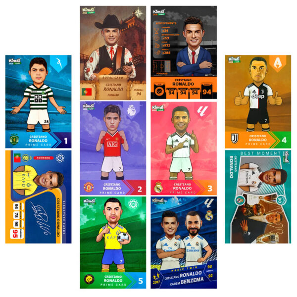 اسباب بازی شانسی کیمدی مدل جام جهانی رونالدو کد 02 مجموعه 10 عددی - Image 1
