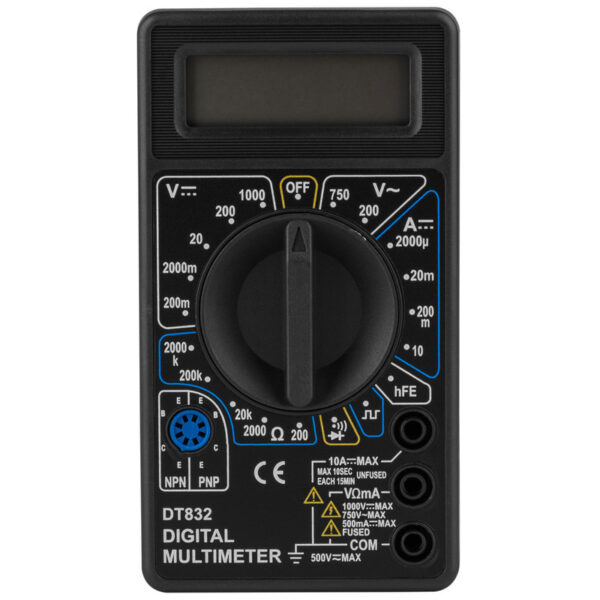 مولتی متر دیجیتال مدل DT-832 - Image 1