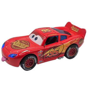 ماشین بازی مسابقه ای ناب سل طرح مک کویین موزیکال و چراغدار عقب کش کد LIGHTNING MCQUEEN NO.899-75