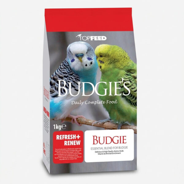 غذای خشک مرغ عشق تاپ فید مدل TopFeed Budgie's وزن 1 کیلوگرم - Image 1