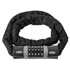 قفل موتور سیکلت مدل رمزدار زنجیر تمام فولادی کد 8362