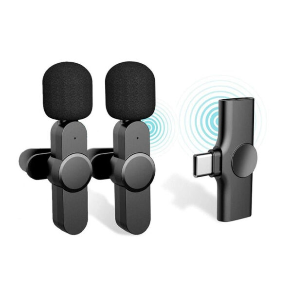 ست میکروفن یقه ای بی سیم مدل K9 - Image 1