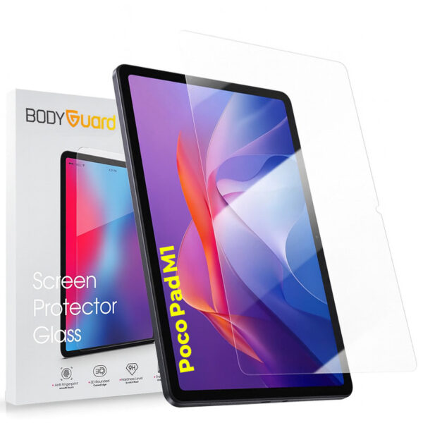 محافظ صفحه نمایش شیشه ای بادیگارد مدل TabG مناسب برای تبلت شیائومی Poco Pad M1 12.1 inch - Image 1