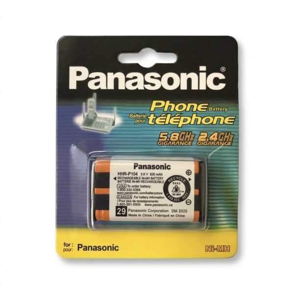 باتری تلفن بی سیم پاناسونیک مدل 104 HHR-P - Image 1