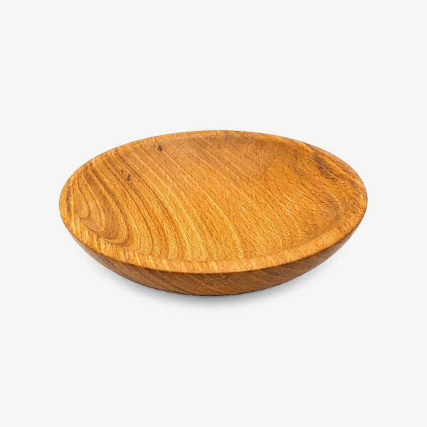 ظرف سرو چوبی مدل چوب راش، دایره‌ای، مناسب پیاله و مزه، ابعاد 14.5×14.5×2.5 سانتی‌متر، شست‌وشو با دست - Image 1