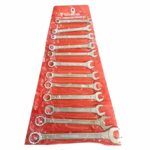 آچار یکسر تخت و یکسر رینگی دیاموند مدل D_PLUS مجموعه 12 عددی - Image 1