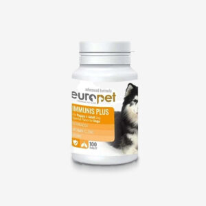 قرص تقویت سیستم ایمنی سگ یوروپت مدل IMMUNIS PLUS بسته 100 عددی