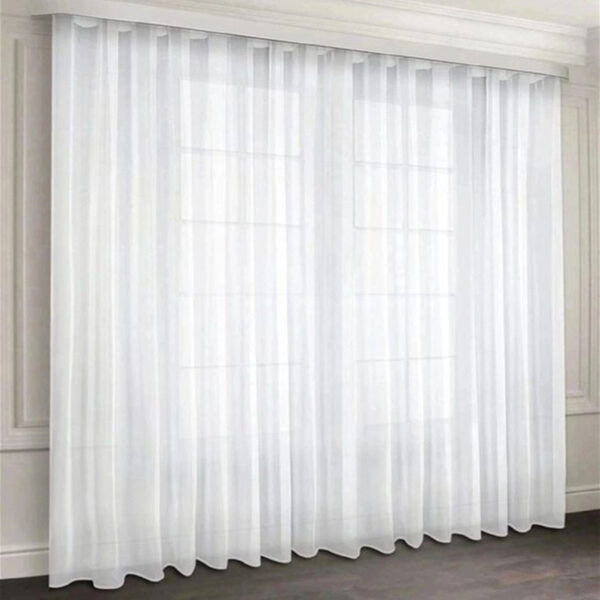 پرده مدل حریر شاین کد 12 سایز 1200x275 سانتی متر - Image 1