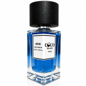 عطر جیبی مردانه کوکو بلان مدل اینفینی حجم ۳۰ میلی لیتر با رایحه معتدل و تلخ و چوبی