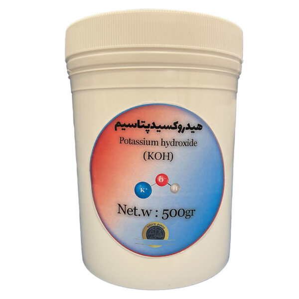 پودر هیدروکسید پتاسیم مدل KOH کد 873 وزن 500 گرم - Image 1
