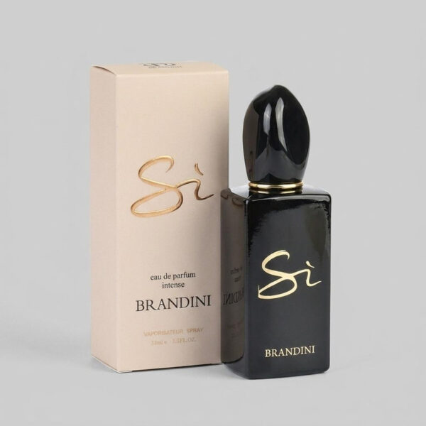 عطر جیبی زنانه برندینی مدل  Si intense با رایحه گرم و شیرین حجم 33 میلی‌لیتر - Image 1