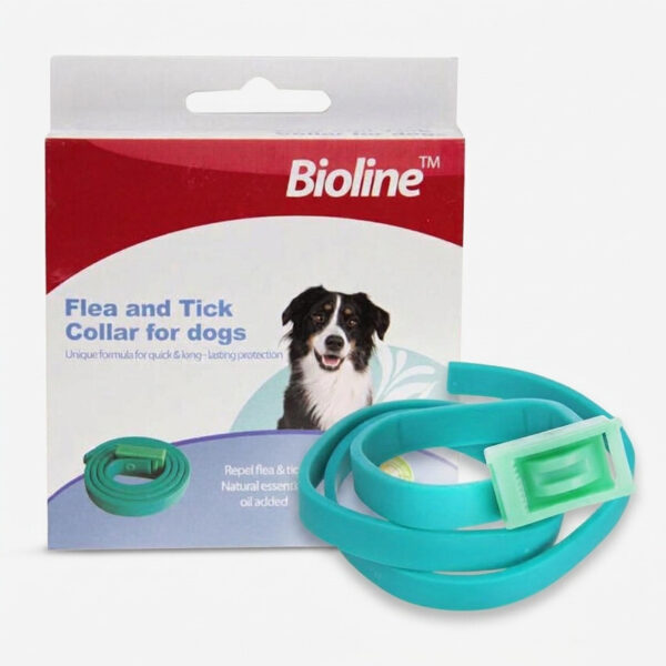 قلاده سگ بیولاین ضد کک و کنه مدل Flea & Tick Collar وزن ۷۰ گرم - Image 1