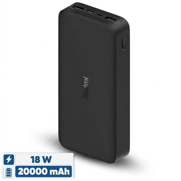 پاوربانک مدل Redmi ظرفیت 20000 میلی آمپرساعت - Image 1