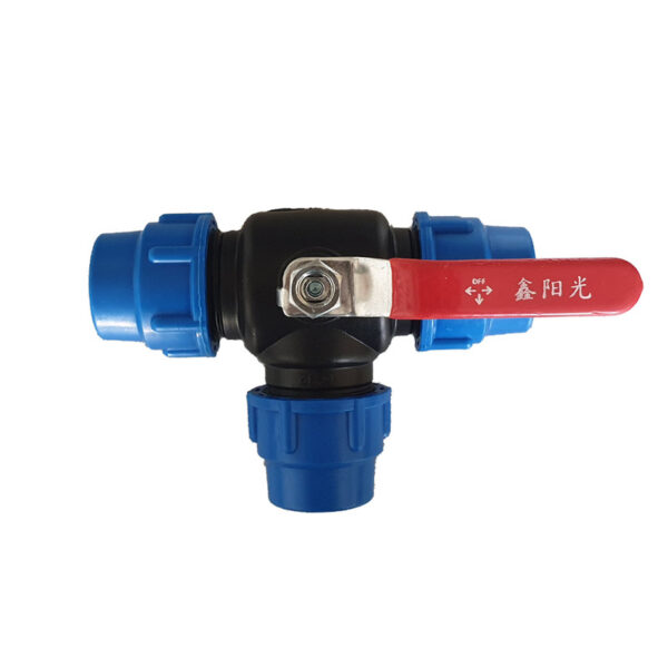 شیر سه راهی مدل Ball T-Valve - Image 1